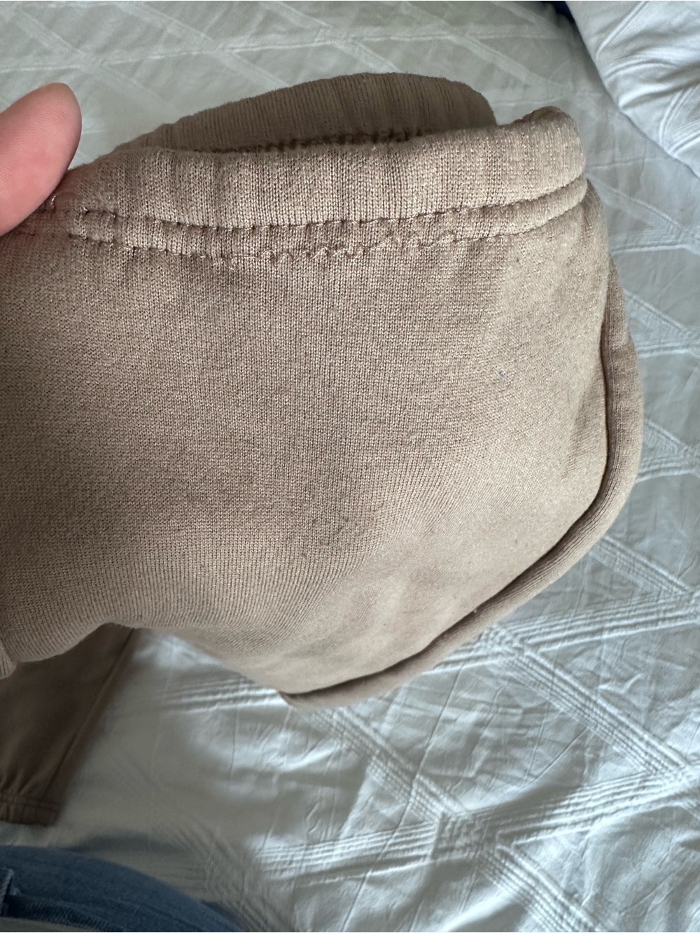 ESSENTIALS Women’s Tan Cargo Sweatpants - Picture 7 of 8